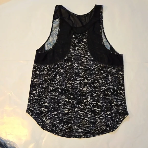 Lululemon Sculpt Tank IIIced Wave White Black / Black - Picture 6 of 7